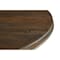 Homeroots 60" Brown Solid Wood Pedestal Base Round Top Dining Table 565240 - alternate 8