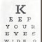 Homeroots Eye Chart II 3 Black Framed Print Wall Art 407450 - alternate 4