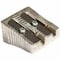 Baumgartens Pencil Sharpener Dual Hole SILVER (MR-2110) - Handheld - 2 Hole(s) - 0.6in Height x 0.9in Width - MR2110 - alternate 3