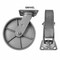 Hyw Products Heavy Duty Caster 8in Steel Wheel, Swivel 40-80S-A1-SS - alternate 3