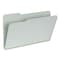 Pendaflex Recycled Colored File Folders, 1/3-Cut Tabs: Assorted, Legal Size, 1" Expansion, Light Green, 25PK 1006934 - alternate 1