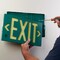 Brady Glo Exit Sign 8.75X15.5 2Side Gn/Wt 1149966 - alternate 4