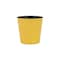 Homeroots 5in Yellow Recycled Plastic Indoor Outdoor Round Pot Planter 488322 - alternate 4