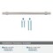 Amerock Radius 8-13/16 inch 224mm Center-to-Center Satin Nickel Cabinet Pull BP36870G10 - alternate 3