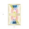 Homeroots Set Of Two Geometric Watercolor Gold Framed Wall Art, 2PK 606707 - alternate 3