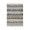 Homeroots 5' X 8' Gray Brown And Beige Striped Washable Indoor Outdoor Area Rug 598353 - alternate 8