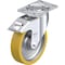 Blickle Swivel Plate Caster, PU, 8", Brake LH-GTH 200K-16-FI - alternate 1