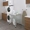 Amgood 30in D x 36in L Stainless Steel Open Base Table, 3in Casters AMG WT-3036-RCB-WHEELS-Z - alternate 7
