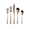 Mepra Neve Flatware Set - 5 Pieces - Ice Bronze 102522005IB - alternate 1