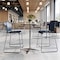 Flash Furniture Commercial Plastic Stack Stool with Contoured Back and Sled Base in Navy RUT-239AH-CS-NV-GG - alternate 9