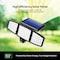 Home Zone Security 1,000-Lumen Triple-Head Outdoor Solar LED Motion-Sensor Security Lights, 2PK ES06573G - alternate 7