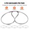 Vevor Band Saw Blade for Cutting Meat Bone 83.5"x0.63"x0.02" Carbon Steel 5 PCS, 5PK YF-210A (Vertical-type 2200W) - alternate 7
