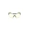 Jackson Safety Maxview+, Safety Glasses, Anti-Fog & Anti-Scratch, Amber Lens, Black/Green Frame, Half-Frame 60002 - alternate 14