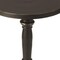 Homeroots 22" Black Distressed Aluminum Round Pedestal End Table 634862 - alternate 6