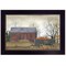 Homeroots Pumpkin Wagon 1 Black Framed Print Wall Art 415255 - alternate 1