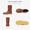 Handpoint Mens 10 in Pull-On Soft Toe Work Boots-Brown Full Grain Leather Safety Boots, 7 86984-D-7 - alternate 7