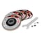 Performance Tool 4-1/2 in. Angle Grinder, 4.4 Amp Motor, Spindle Lock, Bonus Pack W50044 - alternate 4