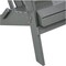 Outdoor Expressions Gray HDPE Adirondack Chair EY8001LG - alternate 5