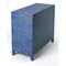 Homeroots 34" Blue Manufactured Wood Four Drawer Chest 389805 - alternate 1