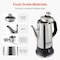 Vevor 12-Cup Electric Percolator Coffee Pot Stainless Steel Body Coffee Maker SFC18100S - alternate 7