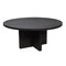 Homeroots 70" Dark Gray Rounded Solid Wood Dining Table 488707 - alternate 6