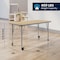 Flash Furniture Wren 48 in x 24 in Adjustable Height Activity Table, Thermal Laminate Top, Standard Legs, Light Natural XU-A2448-REC-LTNAT-T-P-CAS-GG - alternate 10