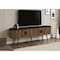 Monarch Specialties TV Stand, 72'', Console, Walnut Laminate, Black Laminate, Contemporary I 2798 - alternate 1