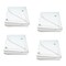 Mytee Products 4 Pack 6'x8ft White Heavy Duty Canvas Tarp 12oz - Water Resistant & Breathable, 4PK CT6-8-Wx4 - alternate 8