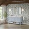 James Martin Vanities 60" D Vanity, Serenity Blue, w/Ethereal Noctis Quartz Top w/FreePower Wireless Charger 330-V60D-SRB-FENC - alternate 8