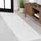 Jonathan Y Porter Geometric Art Deco Fan Pattern High-Low White/Light Gray 2 ft. x 8 ft. Runner Rug CAR100B-28 - alternate 1