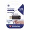 Verbatim PinStripe USB 3.2 Flash Drive, 128 GB, Black 49319 - alternate 1