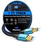 Maximm 1ft 8K 60Hz 48Gbps HDMI 2.1 Braided Cable, Blue KIT-8K-HDMI-1FT-BL1PK - alternate 1