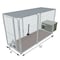 K9 Kennel Store 4ft X 10ft Complete K9 Condo PRO Dog Kennel and Cube Dog House CCO4X10PR - alternate 1