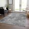 Homeroots 5' X 8' Gray Abstract Washable Non Skid Indoor Outdoor Area Rug 564264 - alternate 8