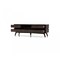 Homeroots 65in Dark Brown Acacia Solid and Manufactured Wood Enclosed Storage TV Stand 473296 - alternate 6