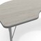 Flash Furniture Wren 72 in x 48 in Kidney Adjustable Height Activity Table, Thermal Laminate Top, Short Legs, Light Gray XU-A4872-KIDNY-LTGRY-T-P-GG - alternate 10