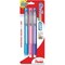 Pentel Clic Eraser, Grip Eraser, Assorted, 3PK ZE21TBP3M - alternate 2