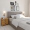 Vaxcel Camden 1 Light Gold Natural Brass Wall Sconce Fixture White Linen Fabric Shade, LED Compatible W0448 - alternate 9