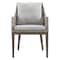Armen Living Grenada Outdoor Wicker and Aluminum Gray Dining Chair with Beige Cushions - Set of 2 LCGDCHGR - alternate 7