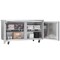 Koolmore 60 in. Two-Door Commercial Undercounter Freezer in Stainless Steel with Casters, KM-UCF-15SS KM-UCF-15SS - alternate 7