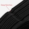 Nahanco 17 1/4in Black Slimline Velvet Suit Hanger w/ Notches, 100PK HSL17PB - alternate 4