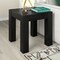 Homeroots 22" Black Wood Square End Table 544225 - alternate 7
