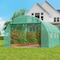 Vevor Walk-in Tunnel Greenhouse 29.2x9.7x6.5ft Galvanized Frame PE Cover Green 3×9×2m(6）G - alternate 8