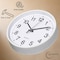 Clockswise White 10-In Analog Clock - Silent, Non-Ticking for Wall Battery-Operated Perfect for Home QI004744.WT.10 - alternate 9