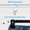 Simple Deluxe Pants Hangers, Heavy Duty Skirt Hangers with Non-Slip Clips, 360 Deg Swivel Hooks, Black, 30PK HKHANGPANT30BLK - alternate 7