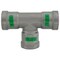 Viega MegaPress tee P1 1.5 P2 1.5 P3 1.5 carbon steel zinc-nickel coating 25320 - alternate 1