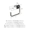 Amerock Mulholland Brushed Nickel Traditional 5-3/4 in 146 mm Length Towel Ring BH36022G10 - alternate 5