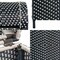 Happimess Darla 31.39-Gallon All-Weather Wicker/Metal Swing Top Hideaway Outdoor Trash Can, Dark Navy/White HPM1202E - alternate 10