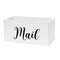 Homeroots 6" White Wood Desk Organizer 661188 - alternate 1