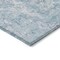 Homeroots 9' X 12' Sky Blue And Denim Blue Abstract Washable Indoor Outdoor Area Rug 588484 - alternate 9